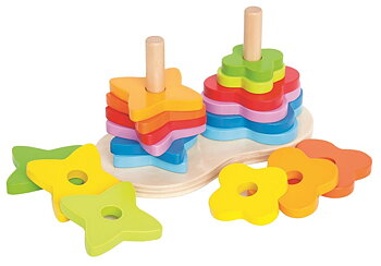 Hape Double Rainbow Stacker