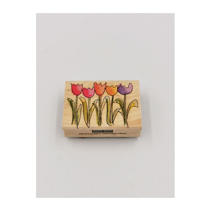 Hero Arts Rubber Stamps Second Hand - Artistic Drawings Sketch Tulips