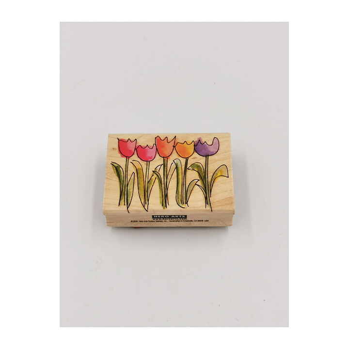 Hero Arts Rubber Stamps Second Hand - Artistic Drawings Sketch Tulips