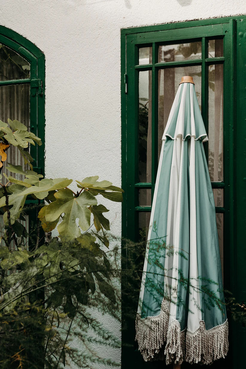 Parasoll 230 cm Tavira Stripe Pistachio Monchiqe - 8