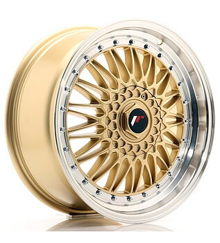 Japan Racing JR9 18x8 ET40 5x112/120 Gold w/Machined Lip