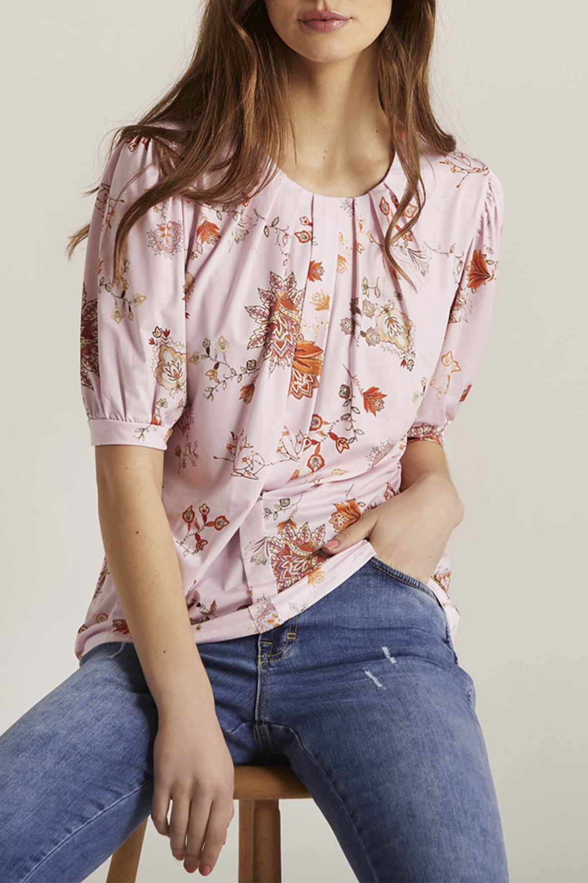 In Front - Marcia Blouse 1/2 Sleeves
