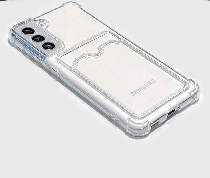 Samsung Galaxy S21 Plus Case - Card Holder Transparent - 2
