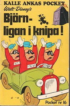 Kalle Ankas pocket 16, Björnligan i knipa, begagnad A3