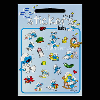 Stickers Baby 180 stycken Smurfarna