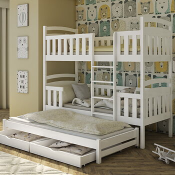 LABOO set, bunk bed with mattresses