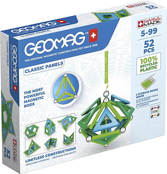 Geomag Classic Panels Green, 52 Bitar