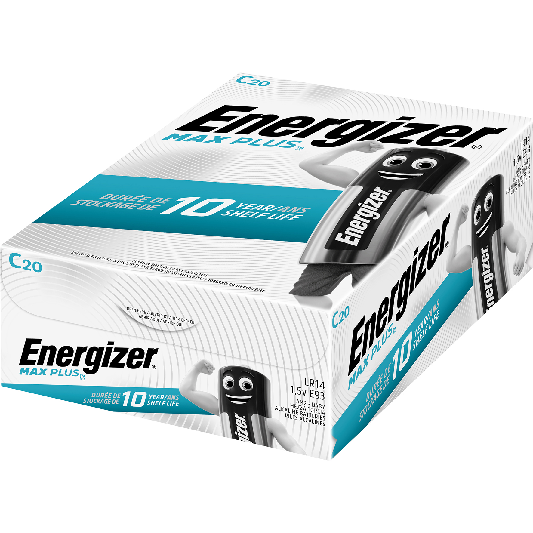 Batteri MP Alk C LR14 20p