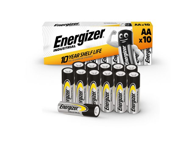 Batteri Ind. Alk AA LR6 10p - 5