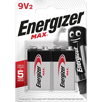 Batteri Alk 9V 6LR61 2p