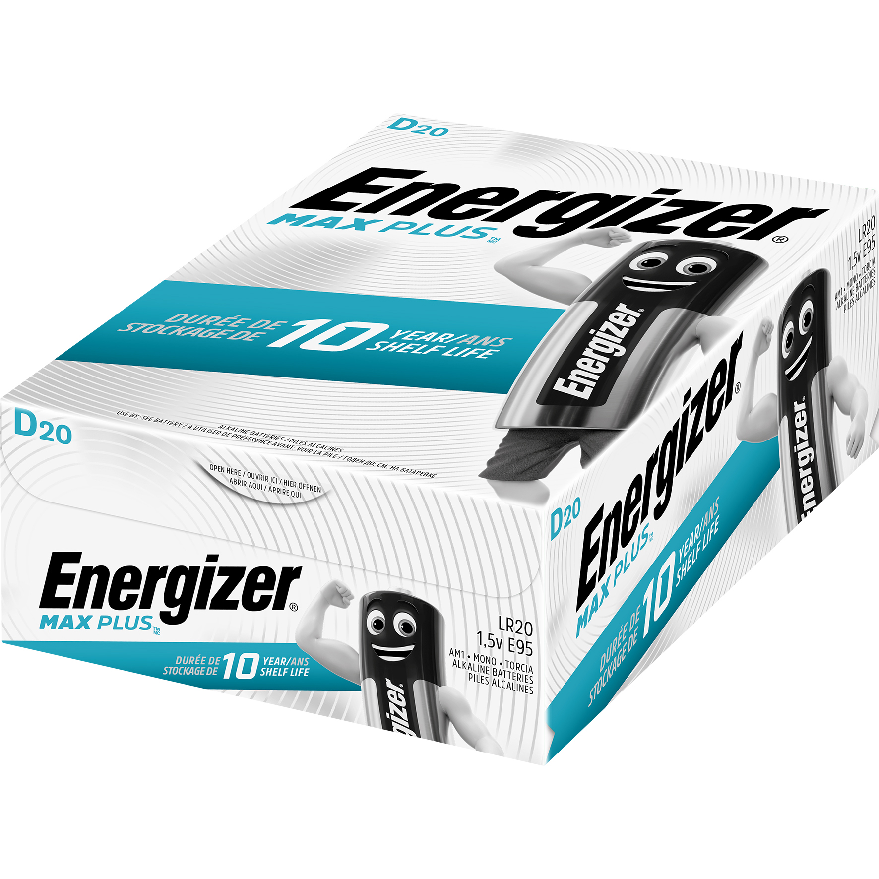 Batteri MP Alk D LR20 20p