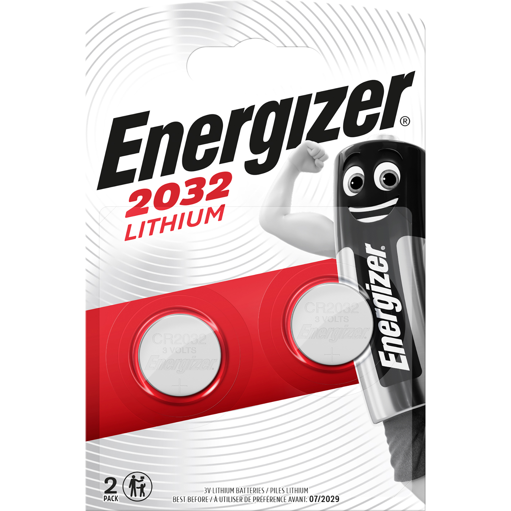 Batteri Lithium CR2032 2p