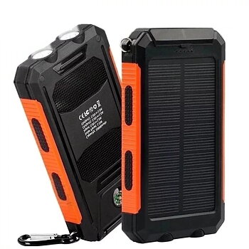 Powerbank 10 000 mAh, solceller mm