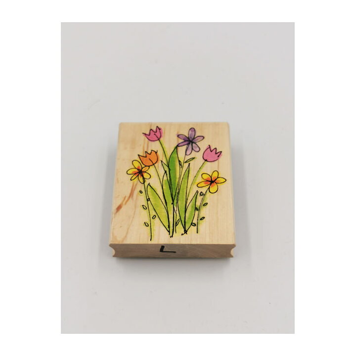Hero Arts Rubber Stamps Second Hand - Artistic Drawings Garden Flowers Sketch