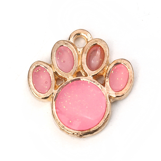 Berlock -  Emaljerad tass,  Rosa