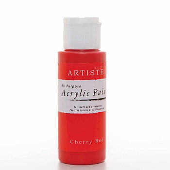 Artiste Acrylic Paint 2 oz - cherry red 