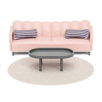 Lundby Basic Vardagsrumsset - Micki