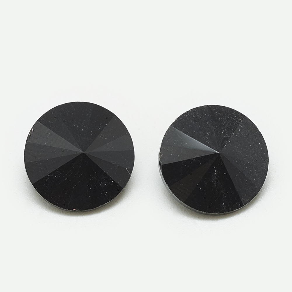 Rivoli 6mm,  Jet black - 2