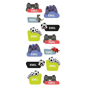Namnstickers Emil - Tinka