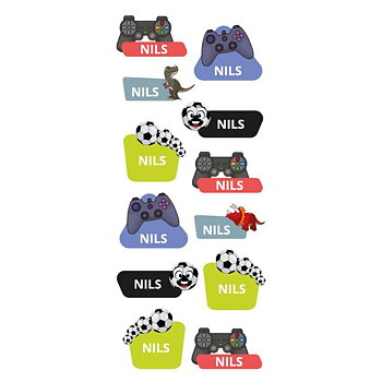 Namnstickers Nils - Tinka