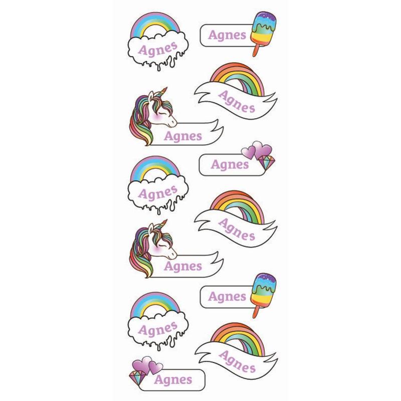 Namnstickers Agnes - Tinka