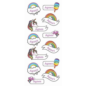 Namnstickers Agnes - Tinka