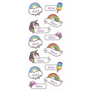Namnstickers Alice - Tinka