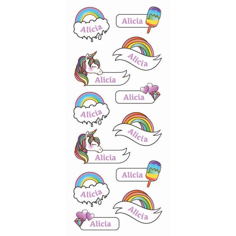 Namnstickers Alicia - Tinka