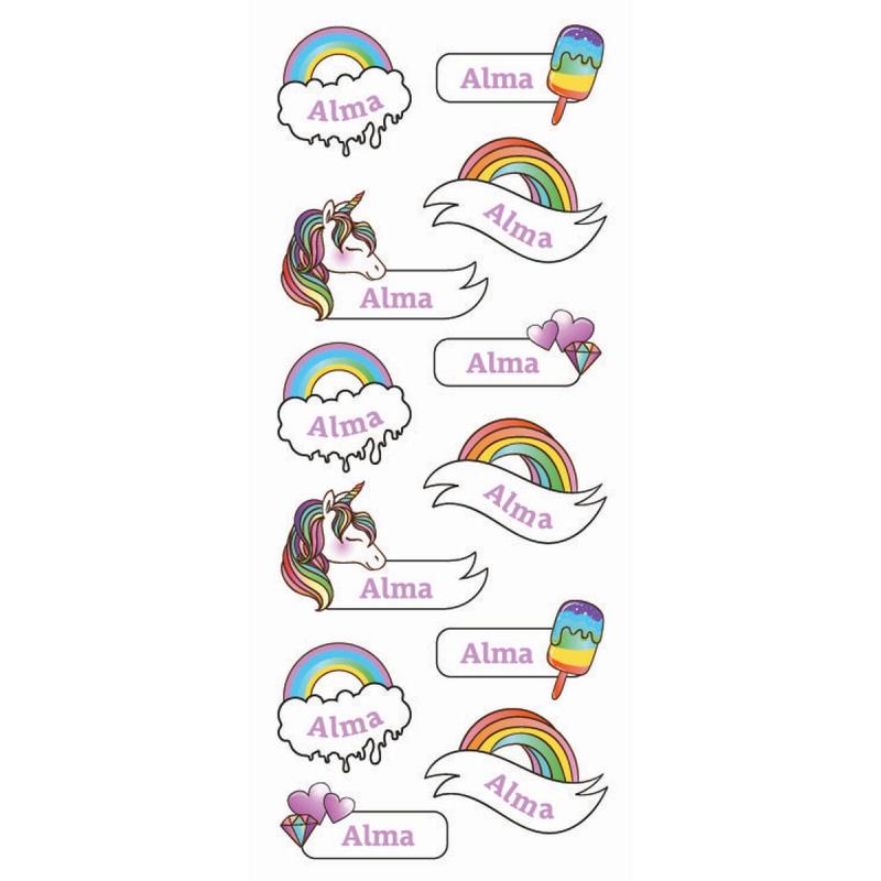 Namnstickers Alma - Tinka