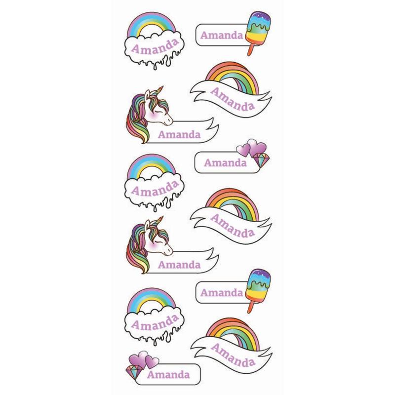 Namnstickers Amanda - Tinka