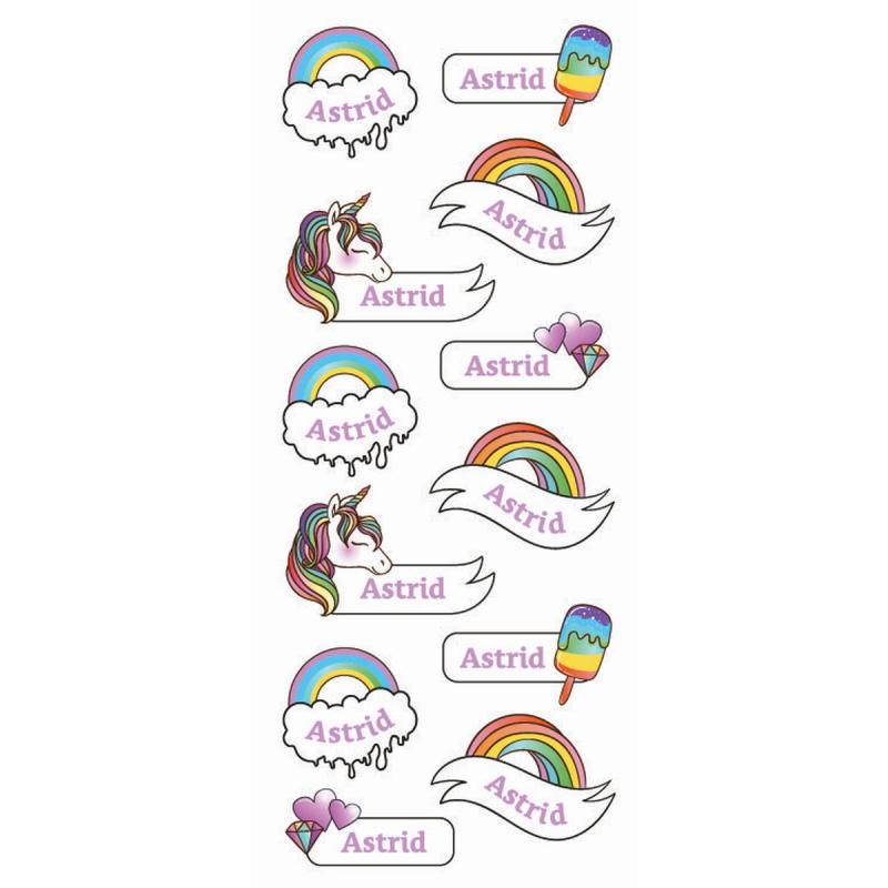 Namnstickers Astrid - Tinka