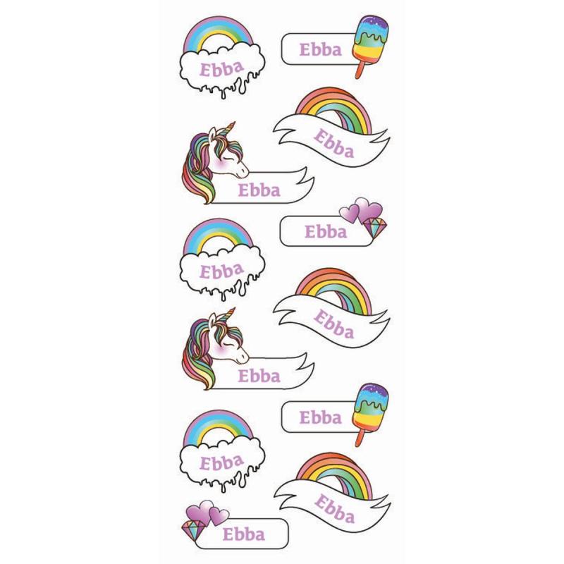Namnstickers Ebba - Tinka