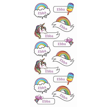 Namnstickers Ebba - Tinka