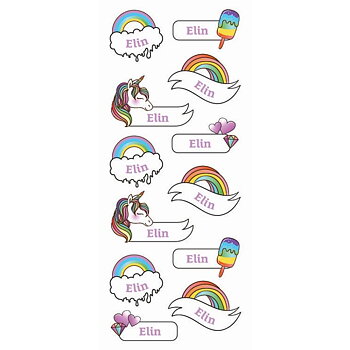 Namnstickers Elin - Tinka