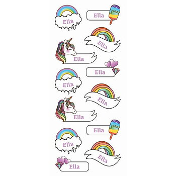 Namnstickers Ella - Tinka