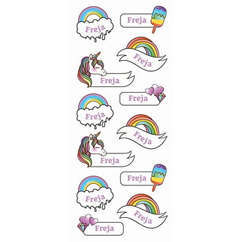 Namnstickers Freja - Tinka
