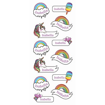 Namnstickers Isabella - Tinka