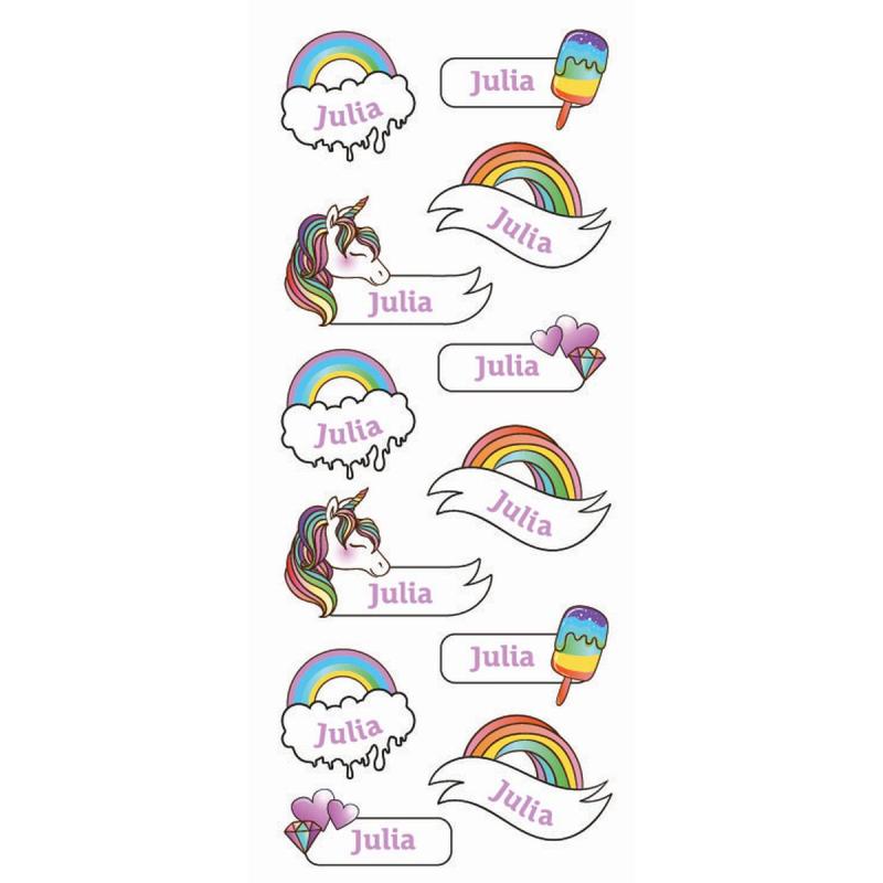 Namnstickers Julia - Tinka