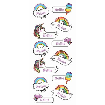 Namnstickers Nellie - Tinka