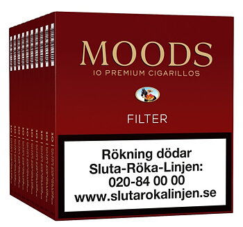 Moods Filter Cigariller Limpa 10x10p