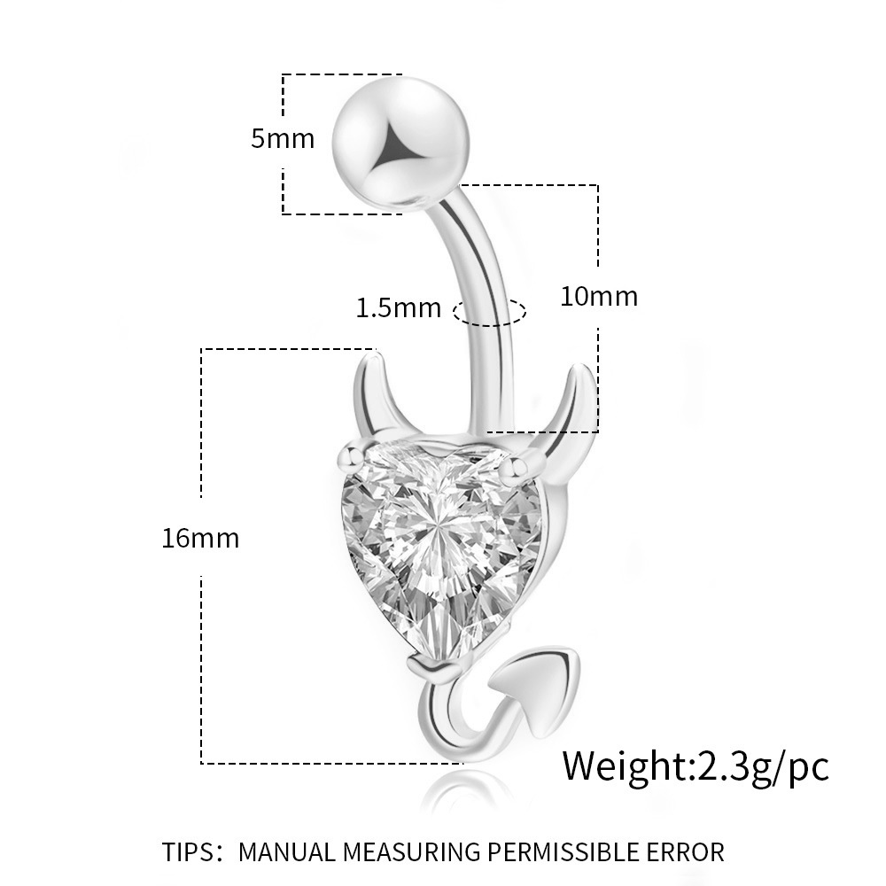 Navelpiercing CZ - 3