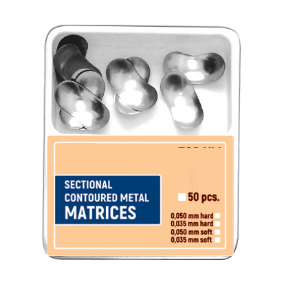 Metal Contoured Section Matrix Medium, 50 st.