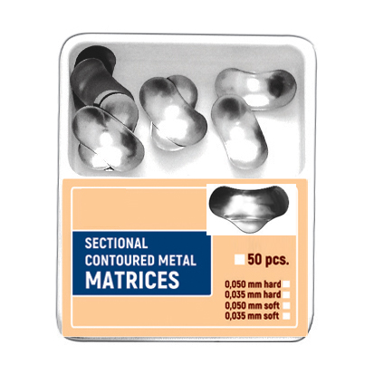 Metall Sektionsmatris för molar Large ledge, 50 st.