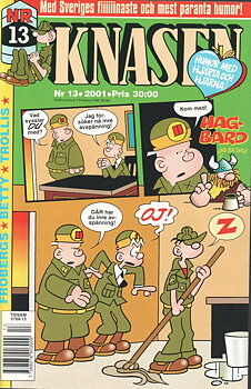Knasen nr 13 2001, Med Sveriges fiiiiinaste och mest paranta humor!