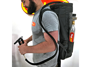 JetKeg backpack for keg
