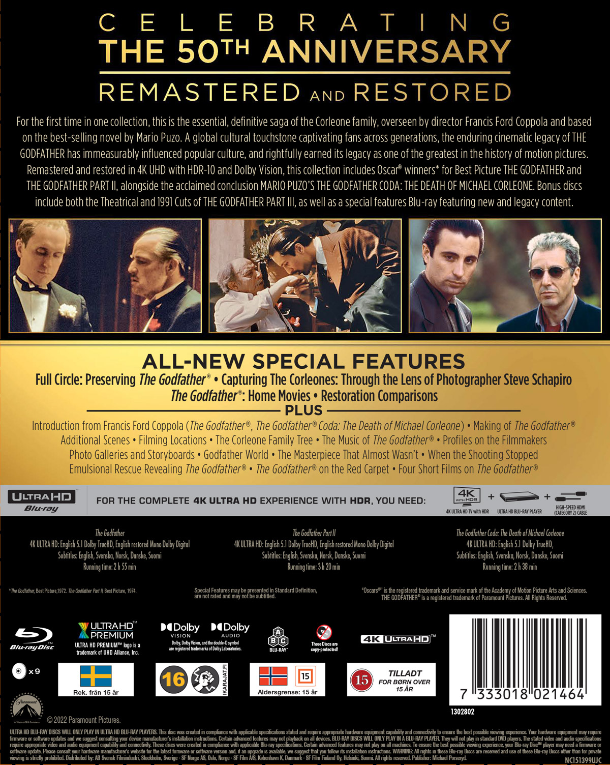 Godfather Trilogy - (4K Ultra HD + Blu-ray) - 2