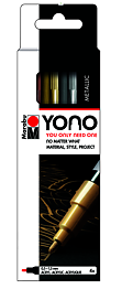 YONO Metallic, 4 st 0,5-1,5 mm