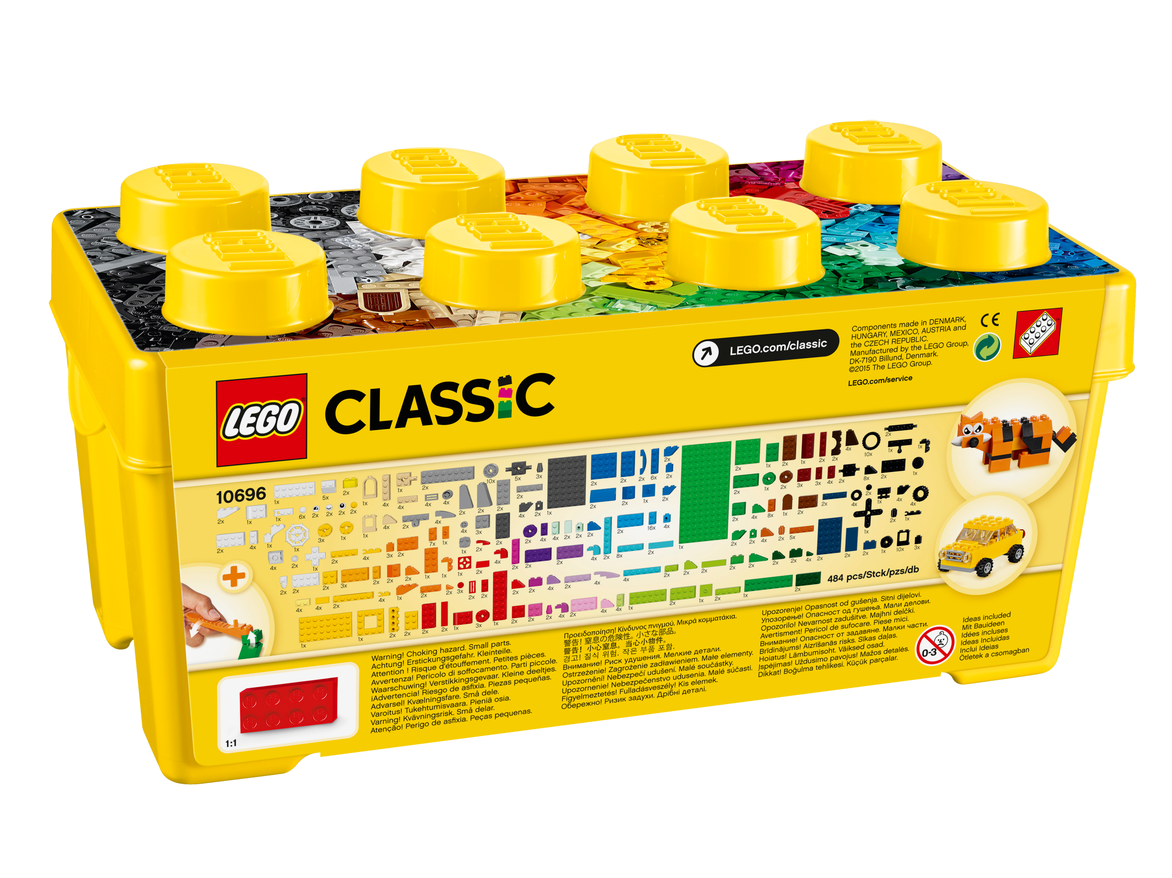 LEGO Classic 10696 Fantasiklosslåda, Mellan - 5