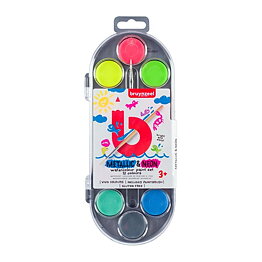Bruynzeel Watercolour Paint Dots Metallic & Neon