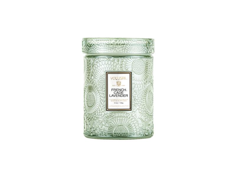 French Cade & Lavender Mini Glass Jar - Japonica 